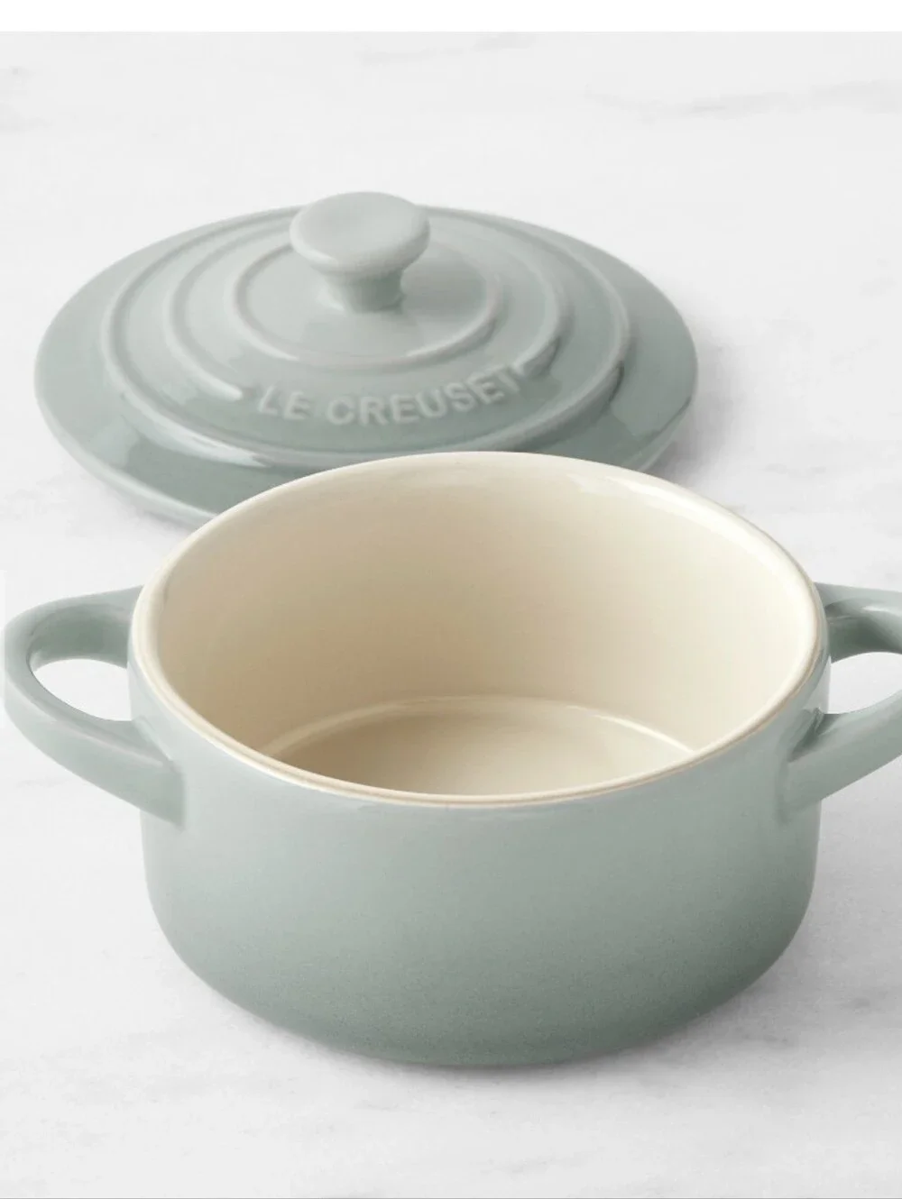 Le Creuset Stoneware Mini Cocotte- Ocean